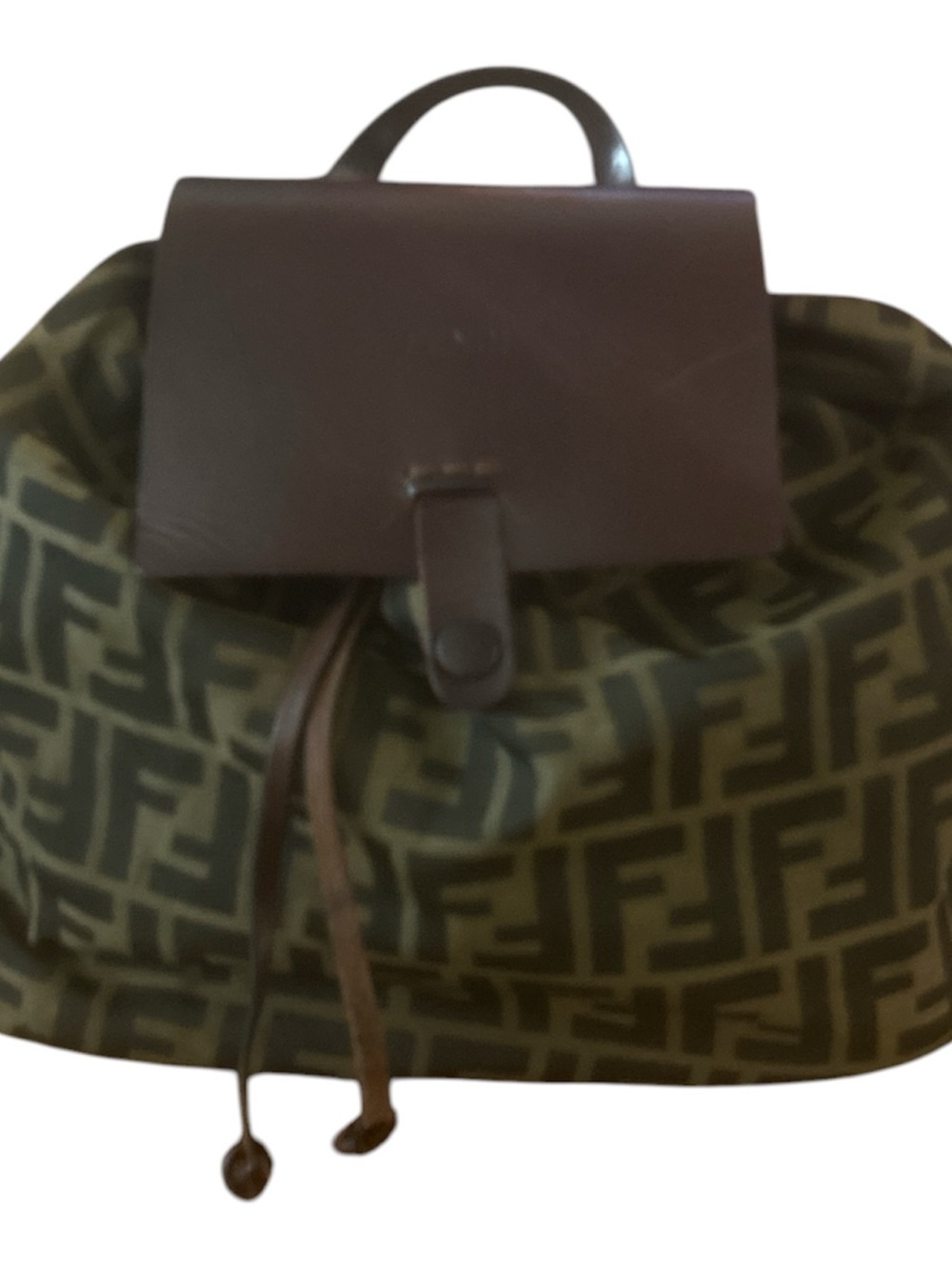 Authentic Vintage Fendi “Zucca” Backpack AE53 - Picture 2 of 12